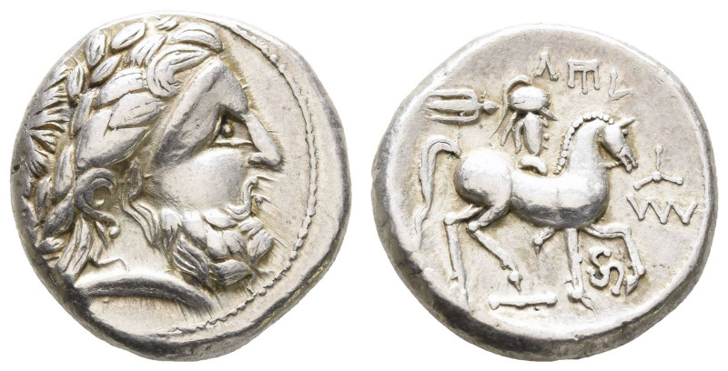 Antike Kelten
 Ungarn, Tetradrachme (13,49g), 3./2. Jh. v. Chr., Typ Dreizack u...