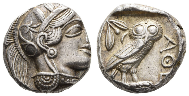 Antike Griechen
Attika Athen, Tetradrachme (17,24g), 440-404 v. Chr. Av: Athena...