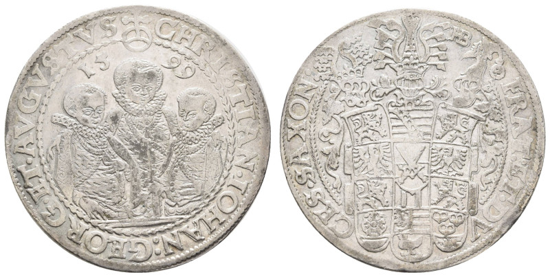 Deutschland bis 1800 Sachsen Albertinische Linie Kurfürstentum
 Taler, 1599, Ch...