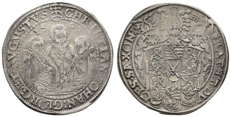 Deutschland bis 1800 Sachsen Albertinische Linie Kurfürstentum
 Taler, 1599, Ch...