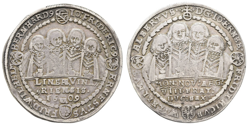 Deutschland bis 1800 Sachsen-Weimar mittlere Linie Herzogtum
 Taler, 1609, Joha...