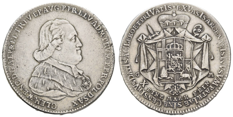 Deutschland bis 1800 Trier Erzbistum
 Taler, 1794, Clemens Wenzel von Sachsen, ...