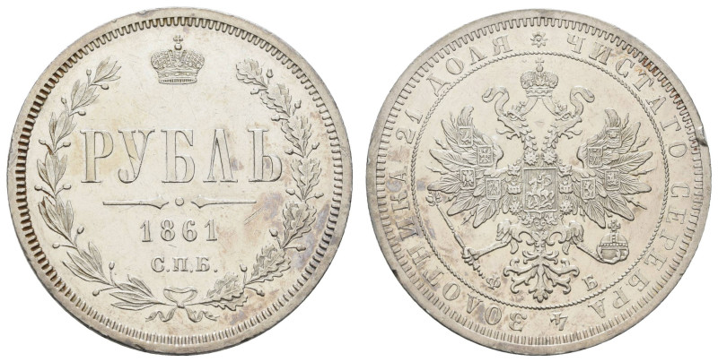 Europa und Übersee Russland Kaiserreich bis 1917
 Rubel, 1861, Alexander II., S...