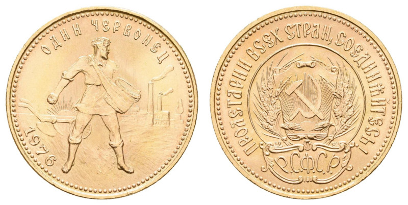 Europa und Übersee Russland Sowjetunion 1924-1991
 10 Rubel, 1976, Tscherwonez,...