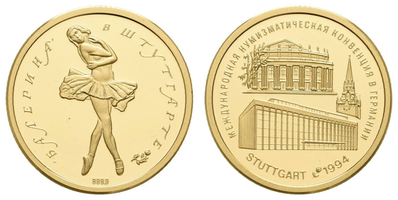 Europa und Übersee Russland ab 1992
 1/4 Oz, Gold, 1994, Stuttgart-Ballerina. M...