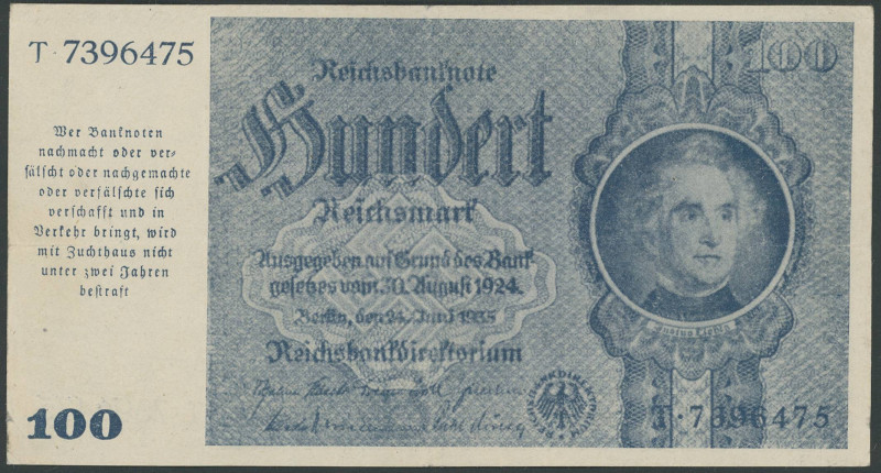 Banknoten Deutsche Reichsbanknoten 1874-1945
 III. Reich, Reichsbankstellen Gra...