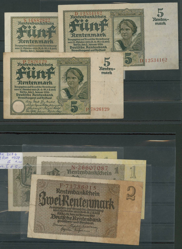 Banknoten Banknoten Europa
 Österreich, Deutsche Reichs- und Rentenbank 1938-19...