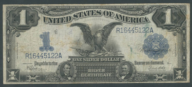 Banknoten Banknoten Nord- und Südamerika
 USA, 1 Dollar 1899, Silver Certificat...