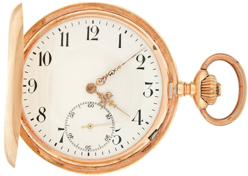 Taschenuhren ab 1901
 Jugendstil Taschenuhr. Ca. 55mm, 585er Gold, 1915, vergol...