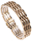 Armschmuck Armbänder
 Armband, 585 Rosé- und Gelbgold, L. 19,5cm, B 1,1cm, ca. 35,08g.