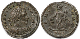 Römische Münzen, MÜNZEN DER RÖMISCHEN KAISERZEIT. Licinius I. (308-324 n. Chr). Follis (4.45 g. 23 mm). Vs.: IMP LICINIVS PF AVG, Büste mit Lorbeerkra...