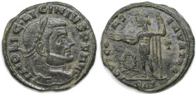 Römische Münzen, MÜNZEN DER RÖMISCHEN KAISERZEIT. Licinius I. (308-324 n. Chr). Follis 313-316 n. Chr. (5.76 g. 25 mm) Vs.: IMP LIC LICINIVS PF AVG, K...
