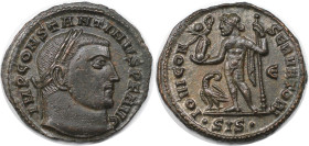 Römische Münzen, MÜNZEN DER RÖMISCHEN KAISERZEIT. Constantinus I. (307-337 n. Chr). Follis 315-316 n. Chr., Siscia. (3.29 g. 20.5 mm) Vs.: IMP CONSTAN...