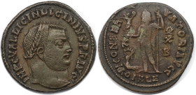 Römische Münzen, MÜNZEN DER RÖMISCHEN KAISERZEIT. Licinius I. (308-324 n. Chr). Follis 316-317 n. Chr. (3.79 g. 21 mm) Vs.: IMP C VAL LICIN LICINIVS P...