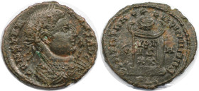 Römische Münzen, MÜNZEN DER RÖMISCHEN KAISERZEIT. Constantinus I. (307-337 n. Chr). Follis 321 n. Chr., Lugdunum. (2,58 g. 19,0 mm) Vs.: CONSTANTINVS ...