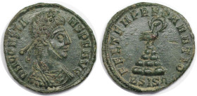 Römische Münzen, MÜNZEN DER RÖMISCHEN KAISERZEIT. Constans I. (320-350 n. Chr). Folis 333-350 n. Chr. (2,10 g. 19,0 mm) Vs.: DN CONSTANS PF AVG, Büste...