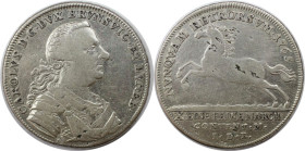 Altdeutsche Münzen und Medaillen, BRAUNSCHWEIG - WOLFENBÜTTEL. Karl I. (1735-1780). Taler 1765 IDB. Silber. Dav. 2151. Sehr schön