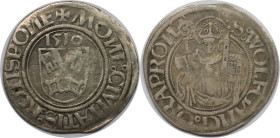 Altdeutsche Münzen und Medaillen, REGENSBURG, STADT. 1/2 Batzen 1510. Schulten 2872. Sehr schön+
