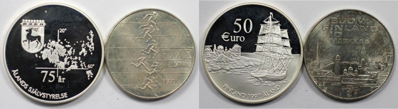 Europäische Münzen und Medaillen, Finnland / Finland, Lots und Sammlungen. 10 Ma...