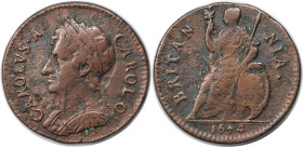 Europäische Münzen und Medaillen, Großbritannien / Vereinigtes Königreich / UK / United Kingdom. Charles II. (1660-1685). Farthing 1674. Kupfer. KM 43...