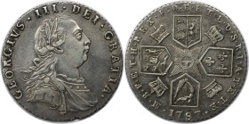 Europäische Münzen und Medaillen, Großbritannien / Vereinigtes Königreich / UK / United Kingdom. George III. (1760-1820). Sixpence (6 Pence) 1787. Sil...