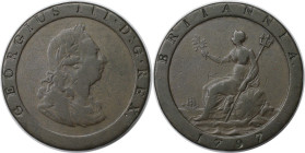 Europäische Münzen und Medaillen, Großbritannien / Vereinigtes Königreich / UK / United Kingdom. George III. (1760-1820). 1 Penny 1797. Kupfer. KM 618...