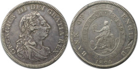 Europäische Münzen und Medaillen, Großbritannien / Vereinigtes Königreich / UK / United Kingdom. George III. (1760-1820). Dollar (5 Shillings) 1804. S...