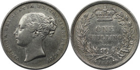 Europäische Münzen und Medaillen, Großbritannien / Vereinigtes Königreich / UK / United Kingdom. Victoria (1837-1901). 1 Shilling 1849. Silber. KM 734...