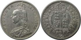 Europäische Münzen und Medaillen, Großbritannien / Vereinigtes Königreich / UK / United Kingdom. Victoria (1837-1901). 1/2 Crown 1887. Silber. KM 764....