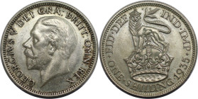 Europäische Münzen und Medaillen, Großbritannien / Vereinigtes Königreich / UK / United Kingdom. George V. (1910-1936). 1 Shilling 1935. 5,66 g. 0.500...