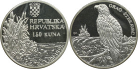 Europäische Münzen und Medaillen, Kroatien / Croatia. "Orao Stekavac". 150 Kuna 1997. 24,0 g. 0.925 Silber. 0.7 OZ. KM 69. Polierte Platte