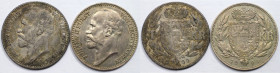 Europäische Münzen und Medaillen, Liechtenstein, Lots und Sammlungen. Johann II. (1858-1929). 1 Krone 1900, Wien. Dazu: 1 Krone 1904. Silber. HMZ 2-13...