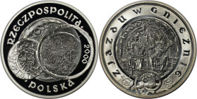 Europäische Münzen und Medaillen, Polen / Poland. Republik seit 1990. 10 Zlotych 2000. 14,14 g. 0.925 Silber. 0.42 OZ. KM Y# 381. Polierte Platte
