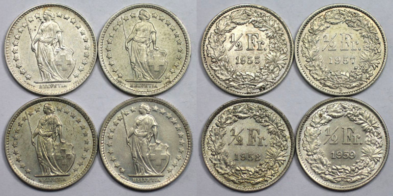 Europäische Münzen und Medaillen, Schweiz / Switzerland, Lots und Sammlungen. He...