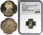 Europäische Münzen und Medaillen, Tschechoslowakei / Czechoslovakia. Josef Manes. Silbermedaille 1971. 19,5 mm. NGC PF 66 Cameo
