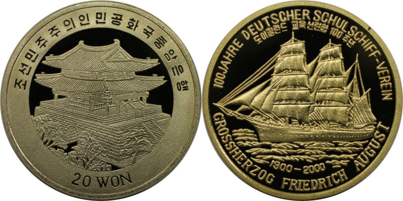 Weltmünzen und Medaillen, Korea Nord / Korea North. Großherzog Friedrich August....