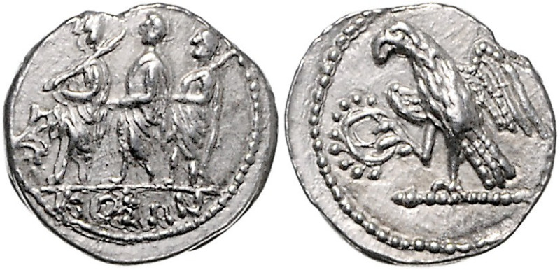 GRIECHENLAND, THRAKIEN / Stadt Olbia, AR Drachme (1.Jh.v.Chr.). Konsul M. Iunius...