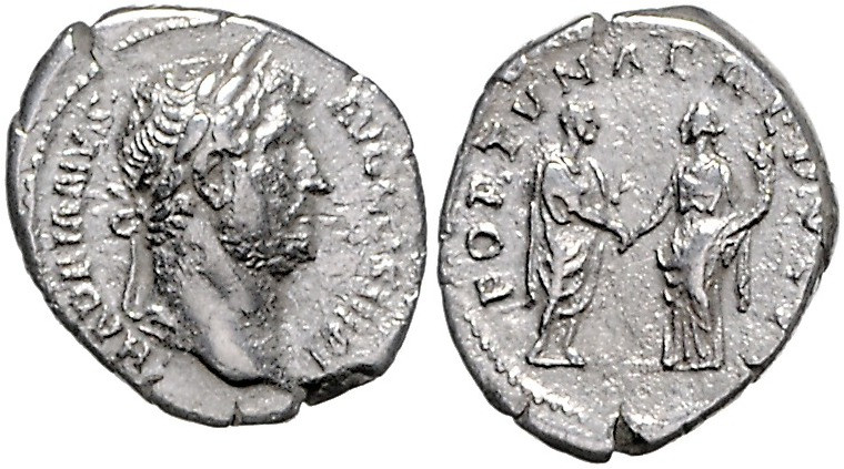 RÖMISCHES REICH, Hadrian, 117-138, AR Denar (134-138), Rom. Belorb. Büste r., HA...