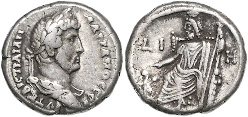 RÖMISCHES REICH, Hadrian, 117-138, Bil.-Tetradrachme Jahr 18 =133/134, Ägypten, ...