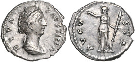 RÖMISCHES REICH, Faustina I., Gemahlin des Antoninus Pius, +141, AR Denar, Rom. Drap. Büste r. Rs.Ceres verschleiert, mit Fackel und Zepter. 3,35g.
v...