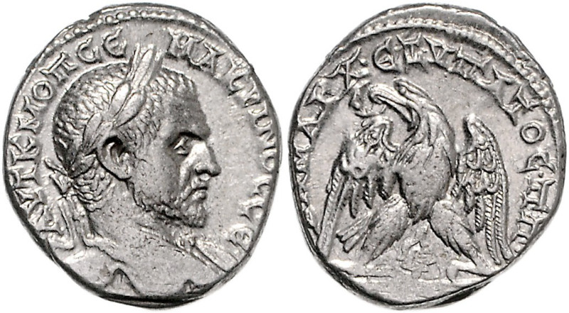 RÖMISCHES REICH, Caracalla, 198-217, AR Tetradrachme (215-217), Coele Syria, Sta...