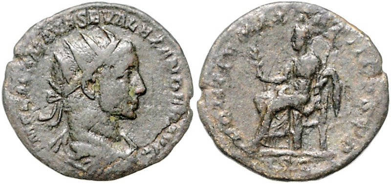 RÖMISCHES REICH, Severus Alexander, 222-235, AE Dupondius (231-235), Rom. Büste ...