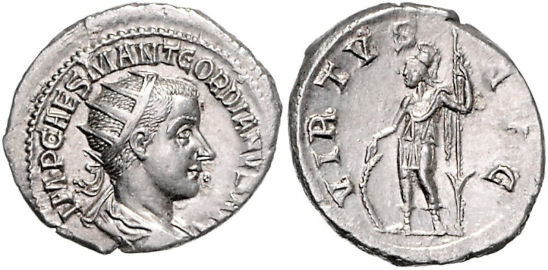 RÖMISCHES REICH, Gordian III., 238-244, AR Antoninian (238-239), Rom. Büste mit ...