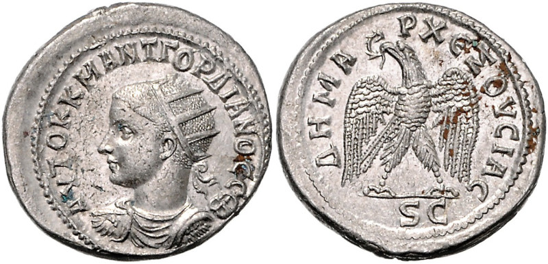 RÖMISCHES REICH, Gordian III., 238-244, Bil.-Tetradrachme, Seleukis und Pieria, ...