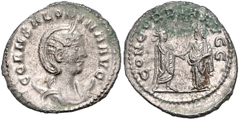 RÖMISCHES REICH, Salonina, Gemahlin des Gallienus, +268, AE Antoninian, Asia. Di...