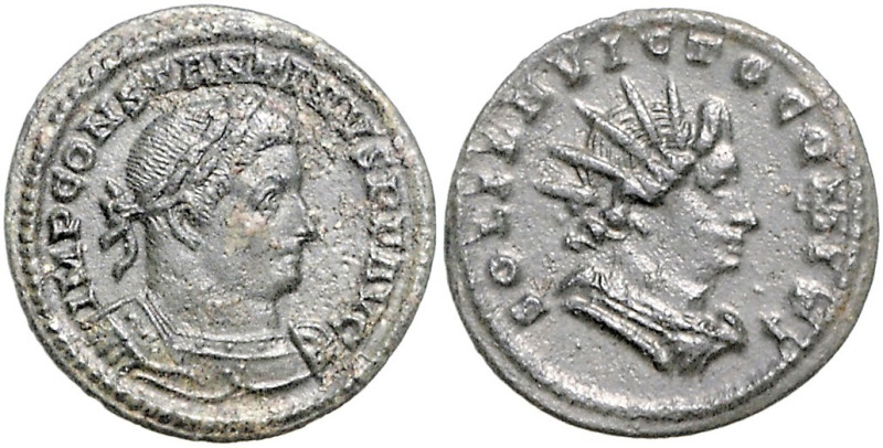 RÖMISCHES REICH, Constantin I. der Große, 307-337, AE Follis (310-313), Trier. B...