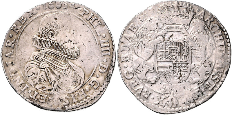 BELGIEN / BRABANT, Philipp IV., 1621-1665, Dukaton 1634, Antwerpen. 32,40g.
Sf....