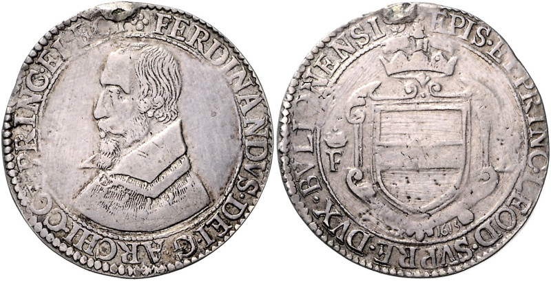 BELGIEN / LÜTTICH, BISTUM, Ferdinand von Bayern, 1612-1650, Taler zu 30 Sols 161...