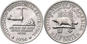 VEREINIGTE STAATEN VON AMERIKA, 1/2 Dollar 1936. Wisconsin.
st
KM 188