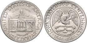 VEREINIGTE STAATEN VON AMERIKA, 1/2 Dollar 1946. Iowa.
st
KM Y.C26